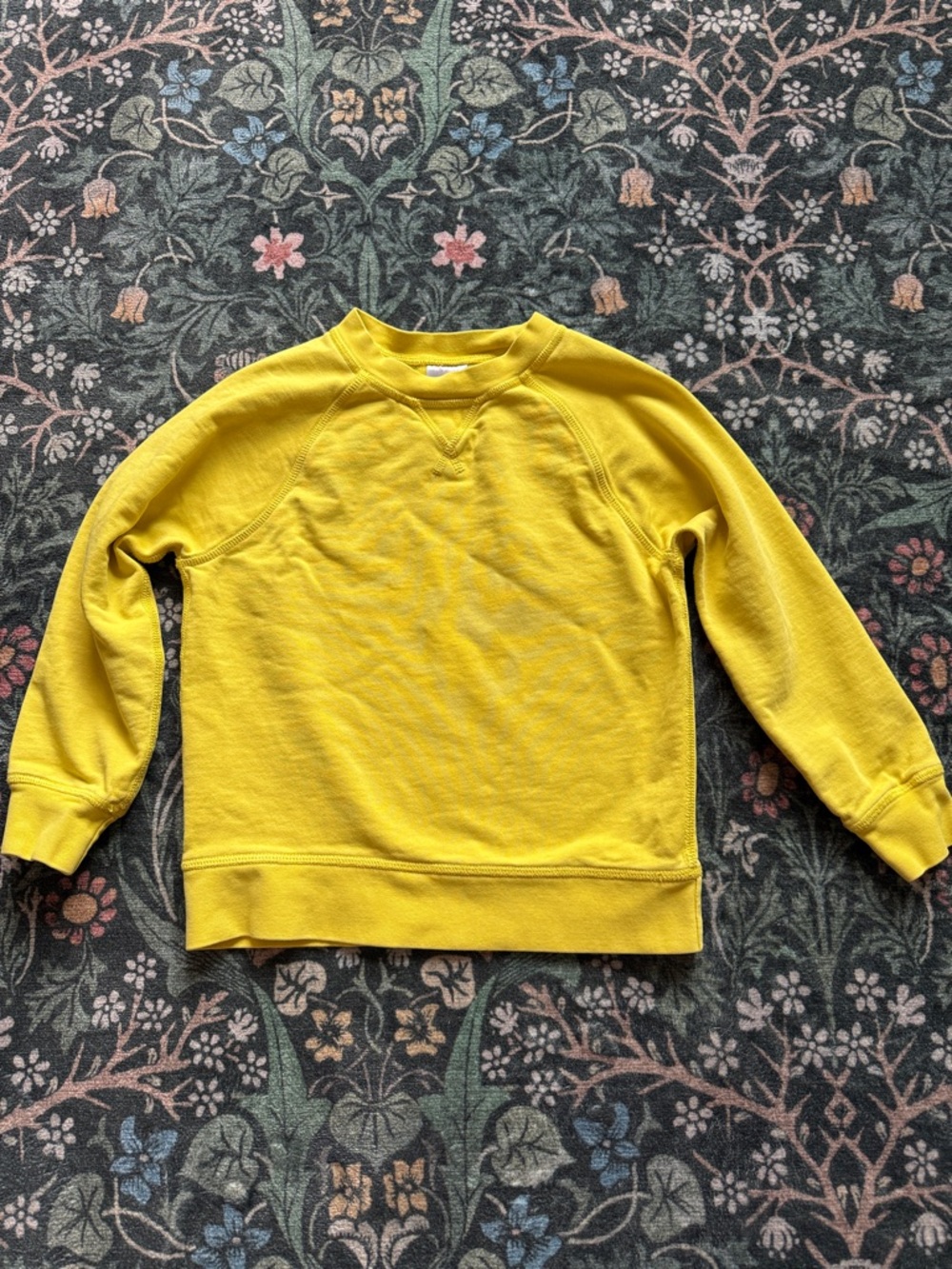 Hanna Andersson Kids Yellow Crewneck Sweatshirt